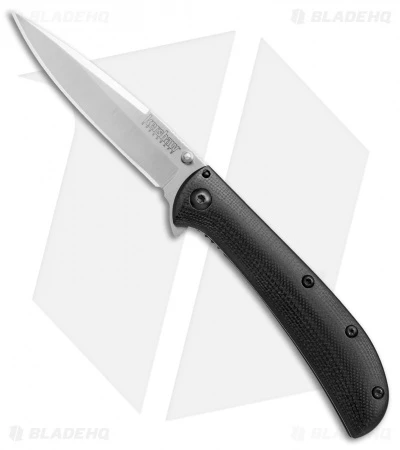 Kershaw Al Mar AM-3 Assisted Opening Knife Black G-10 (3" Satin) 1 Kershaw Al Mar AM-3 Assisted Opening Knife Black G-10 (3" Satin)