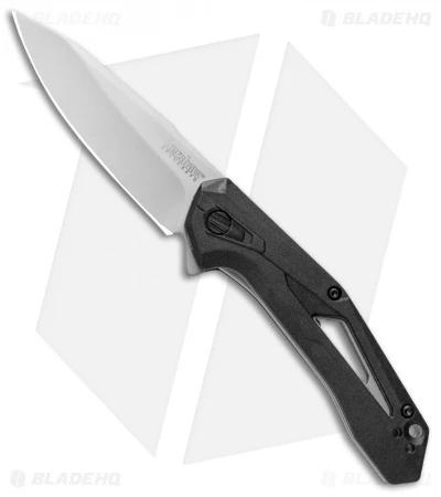 Kershaw Airlock Assisted Opening Knife Black FRN (3" Bead Blast) 1385 1 Kershaw Airlock Assisted Opening Knife Black FRN (3" Bead Blast) 1385