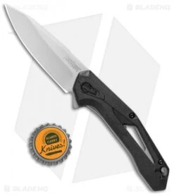 Kershaw Airlock Assisted Opening Knife Black FRN (3" Bead Blast) 1385 7 Kershaw Airlock Assisted Opening Knife Black FRN (3" Bead Blast) 1385 -Kershaw Kershaw Airlock Assisted Opening Black FRN BB 1385 BHQ 106043 jr bottlecap