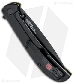 Kershaw Al Mar AM-4 Assisted Opening Knife Green G-10 (3.5" Black) 2330GRNBLK -Kershaw Kershaw Al Mar AM 4 Green G 10 Black 2330GRNBLK BHQ 71077 jr side