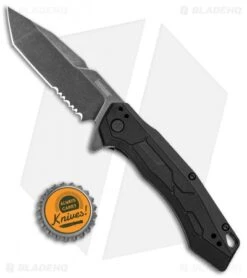 Kershaw Analyst Tanto Assisted Opening Knife Black FRN (3.25" BlackWash Serr) 7 Kershaw Analyst Tanto Assisted Opening Knife Black FRN (3.25" BlackWash Serr) -Kershaw Kershaw Analyst Tanto Assisted Opening Black FRN BlackWash Serr 2062ST BHQ 120528 jr bottlecap