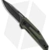 Kershaw Anso Fraxion Liner Lock Knife CF/OD Green G-10 (2.75" Black SW) 1160OLBW