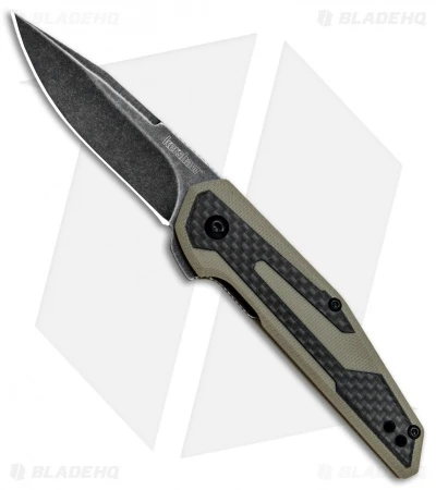 Kershaw Anso Fraxion Liner Lock Knife CF/Tan G-10 (2.75" Blackwash) 1160TANBW 1 Kershaw Anso Fraxion Liner Lock Knife CF/Tan G-10 (2.75" Blackwash) 1160TANBW