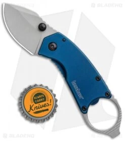 Kershaw Antic Frame Lock Knife Blue (1.75" Bead Blast) 8710 -Kershaw Kershaw Antic FL Blue BB 8710 BHQ 94064 jr bottlecap