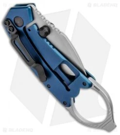 Kershaw Antic Frame Lock Knife Blue (1.75" Bead Blast) 8710 -Kershaw Kershaw Antic FL Blue BB 8710 BHQ 94064 jr side