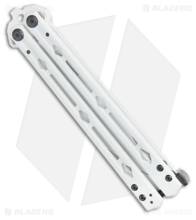 Kershaw Stormtrooper White Lucha Balisong Butterfly Knife (4.5" White) Blade HQ 3 Kershaw Stormtrooper White Lucha Balisong Butterfly Knife (4.5" White) Blade HQ - Image 3