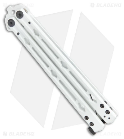 Kershaw Stormtrooper White Lucha Balisong Butterfly Knife (4.5" White) Blade HQ 2 Kershaw Stormtrooper White Lucha Balisong Butterfly Knife (4.5" White) Blade HQ - Image 2