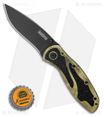 Kershaw Blur Assisted Opening Knife Camo (3.375" Black) 1670CAMO 4 Kershaw Blur Assisted Opening Knife Camo (3.375" Black) 1670CAMO - Image 4