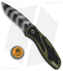 Kershaw Blur Assisted Opening Knife OD Green (3.375" Tiger Stripe) 1670OLTS 7 Kershaw Blur Assisted Opening Knife OD Green (3.375" Tiger Stripe) 1670OLTS -Kershaw Kershaw Blur OD Green Tiger Stripe 1670OLTS BHQ 55587 jr bottlecap 2