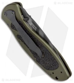Kershaw Blur Assisted Opening Knife OD Green (3.375" Tiger Stripe) 1670OLTS 6 Kershaw Blur Assisted Opening Knife OD Green (3.375" Tiger Stripe) 1670OLTS -Kershaw Kershaw Blur OD Green Tiger Stripe 1670OLTS BHQ 55587 jr side 2