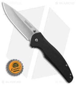 Kershaw Bowser Liner Lock Knife Black Nylon (3.25" Satin) 7 Kershaw Bowser Liner Lock Knife Black Nylon (3.25" Satin) -Kershaw Kershaw Bowser LLK Black Nylon 3in Satin BHQ 107942 td size