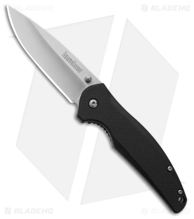 Kershaw Bowser Liner Lock Knife Black Nylon (3.25" Satin) 1 Kershaw Bowser Liner Lock Knife Black Nylon (3.25" Satin)