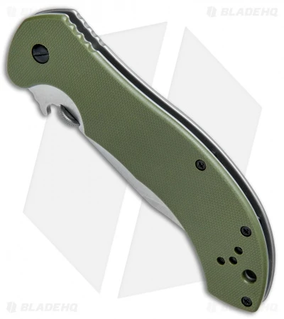 Kershaw Emerson CQC-10K Frame Lock Knife OD Green G-10 (3.5" Stonewash) 6030 2 Kershaw Emerson CQC-10K Frame Lock Knife OD Green G-10 (3.5" Stonewash) 6030 - Image 2