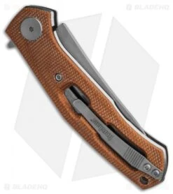Kershaw Sinkevich Concierge Liner Lock Knife Brown Micarta (3.25" SW D2) 6 Kershaw Sinkevich Concierge Liner Lock Knife Brown Micarta (3.25" SW D2) -Kershaw Kershaw Concierge D2 Brown Micarta BHQ 138407 td side