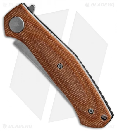 Kershaw Sinkevich Concierge Liner Lock Knife Brown Micarta (3.25" SW D2) 2 Kershaw Sinkevich Concierge Liner Lock Knife Brown Micarta (3.25" SW D2) - Image 2