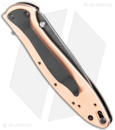 Kershaw Leek Assisted Opening Knife Copper (3" Black SW) 1660CUBW 3 Kershaw Leek Assisted Opening Knife Copper (3" Black SW) 1660CUBW - Image 3