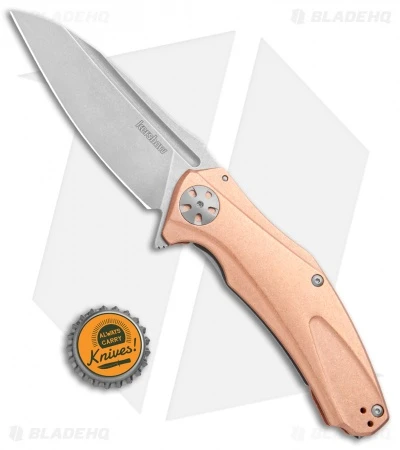 Kershaw Copper Natrix XL Sub-Frame Lock Knife (3.75" Stonewash) 7008CU 4 Kershaw Copper Natrix XL Sub-Frame Lock Knife (3.75" Stonewash) 7008CU - Image 4