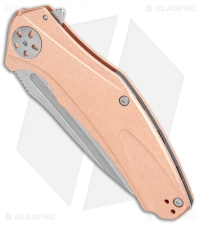 Kershaw Copper Natrix XL Sub-Frame Lock Knife (3.75" Stonewash) 7008CU 2 Kershaw Copper Natrix XL Sub-Frame Lock Knife (3.75" Stonewash) 7008CU - Image 2