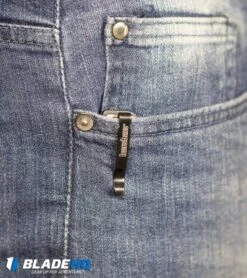 Kershaw Cryo Assisted Opening Knife (2.75" Bead Blast Serr) 1555ST -Kershaw Kershaw Cryo Assisted Opening Flipper Knife Black G 10 D2 Exclusive BHQ 91319 kp in pocket web 13