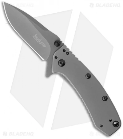 Kershaw Cryo Assisted Opening Knife (2.75" Gray) 1555TI 1 Kershaw Cryo Assisted Opening Knife (2.75" Gray) 1555TI