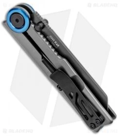 Kershaw Decibel Frame Lock Knife Gray Stainless Steel (3" Gray Ti) 2045 -Kershaw Kershaw Decibel FL Gray SS Gray Ti 2045 BHQ 94085 jr side