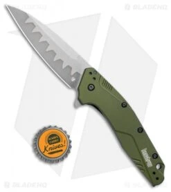 Kershaw Dividend Assisted Opening Knife Olive (3" Composite) 1812OLCB -Kershaw Kershaw Dividend Assisted Opening Olive Composite 1812OLCB BHQ 105989 jr bottlecap