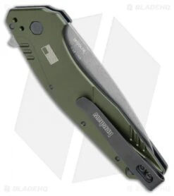 Kershaw Dividend Assisted Opening Knife Olive (3" Composite) 1812OLCB -Kershaw Kershaw Dividend Assisted Opening Olive Composite 1812OLCB BHQ 105989 jr side
