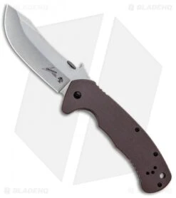 Kershaw CQC-11K D2 Frame Lock Knife Brown G-10 (3.5" Stonewash) 6031D2