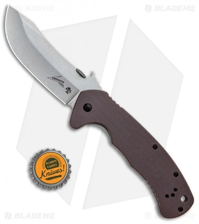 Kershaw CQC-11K D2 Frame Lock Knife Brown G-10 (3.5" Stonewash) 6031D2 4 Kershaw CQC-11K D2 Frame Lock Knife Brown G-10 (3.5" Stonewash) 6031D2 - Image 4