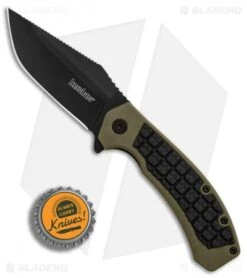 Kershaw Faultline Liner Lock Knife Green/Black GFN (3" Black) 8760 7 Kershaw Faultline Liner Lock Knife Green/Black GFN (3" Black) 8760 -Kershaw Kershaw Faultline Green Black GFN black BHQ 81280 er bottlecap