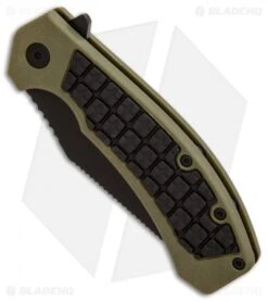 Kershaw Faultline Liner Lock Knife Green/Black GFN (3" Black) 8760 6 Kershaw Faultline Liner Lock Knife Green/Black GFN (3" Black) 8760 -Kershaw Kershaw Faultline Green Black GFN black BHQ 81280 er spine