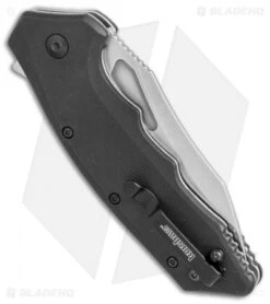 Kershaw Flitch Assisted Opening Knife Black GFN (3.25" Stonewash) 3930 6 Kershaw Flitch Assisted Opening Knife Black GFN (3.25" Stonewash) 3930 -Kershaw Kershaw Flitch black GFN sw 3930 BHQ 52175 er side