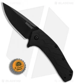 Kershaw Flock Assisted Opening Knife Black GFN (2.8" Black) 1330 -Kershaw Kershaw Flock Black GFN black BHQ 83241 er bottlecap