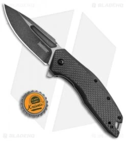 Kershaw Flourish Assisted Opening Knife Carbon Fiber/G-10 (3.5" BlackWash) 3935 7 Kershaw Flourish Assisted Opening Knife Carbon Fiber/G-10 (3.5" BlackWash) 3935 -Kershaw Kershaw Flourish CF G 10 Black Wash 3935 BHQ 52176 jr bottlecap 2