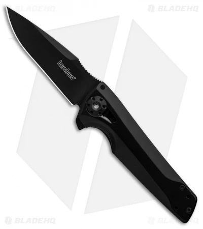 Kershaw Flythrough Frame Lock Knife (3" Black) 1988 1 Kershaw Flythrough Frame Lock Knife (3" Black) 1988