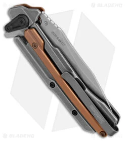Kershaw Frontrunner Frame Lock Knife Black/Copper Steel (3.1" Stonewash) 2039 6 Kershaw Frontrunner Frame Lock Knife Black/Copper Steel (3.1" Stonewash) 2039 -Kershaw Kershaw Frontrunner Knife Black SW Copper SW BHQ 178502 jr side