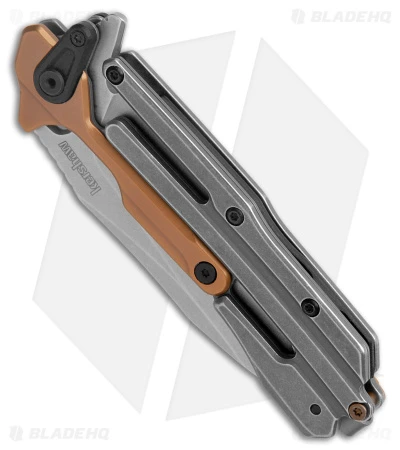 Kershaw Frontrunner Frame Lock Knife Black/Copper Steel (3.1" Stonewash) 2039 2 Kershaw Frontrunner Frame Lock Knife Black/Copper Steel (3.1" Stonewash) 2039 - Image 2