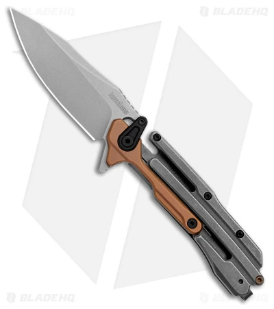 Kershaw Frontrunner Frame Lock Knife Black/Copper Steel (3.1" Stonewash) 2039 1 Kershaw Frontrunner Frame Lock Knife Black/Copper Steel (3.1" Stonewash) 2039