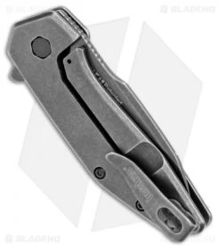 Kershaw Gravel Assisted Opening Knife Stainless Steel (2.5" BlackWash ) 2065 6 Kershaw Gravel Assisted Opening Knife Stainless Steel (2.5" BlackWash ) 2065 -Kershaw Kershaw Gravel Assisted Opening Stainless Steel Black Wash 2065 BHQ 106045 jr side