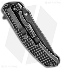 Kershaw Headgrille Assisted Opening Frame Lock Knife (3.25" Blackwash) 1325 -Kershaw Kershaw Headgrille Assisted Blackwash KS1325X BHQ 70082 jr side