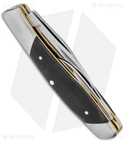 Kershaw Iredale Slip Joint Knife Black Canvas Micarta (2.6" Satin) 4386 6 Kershaw Iredale Slip Joint Knife Black Canvas Micarta (2.6" Satin) 4386 -Kershaw Kershaw Iredale SJ Black Canvas Micarta Satin BHQ 139786 jr side