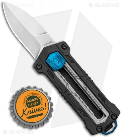 Kershaw Jens Anso Kapsule Manual Sliding Button Lock OTF Knife (1.9" Satin) 4 Kershaw Jens Anso Kapsule Manual Sliding Button Lock OTF Knife (1.9" Satin) - Image 4