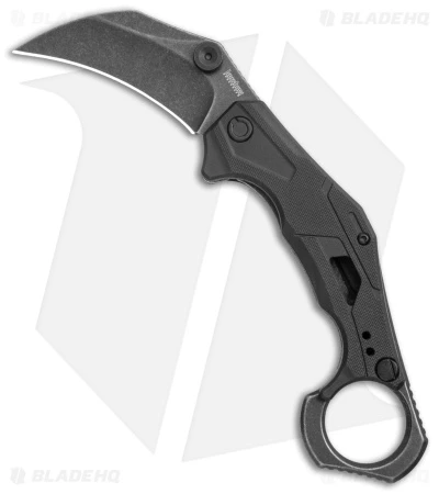 Kershaw Outlier Assisted Karambit Knife Black GRN (2.5" Black Stonewash) 2064 1 Kershaw Outlier Assisted Karambit Knife Black GRN (2.5" Black Stonewash) 2064