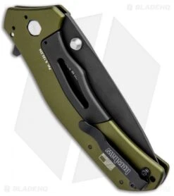Kershaw Knockout Assisted Opening Knife Olive (3.25" Black) 1870OLBLK -Kershaw Kershaw Knockout Assited Olive Black 1870OLBLK BHQ 21525 jr side