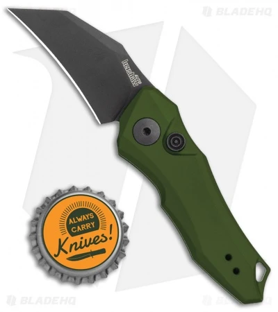 Kershaw Launch 10 Automatic Knife Olive Green (1.9" Black) 7350OLBLK 4 Kershaw Launch 10 Automatic Knife Olive Green (1.9" Black) 7350OLBLK - Image 4
