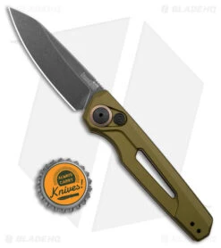 Kershaw Launch 11 Automatic Knife OD Green Aluminum (2.75" Blackwash) 7550OL -Kershaw Kershaw Launch 11 Auto OD Green Aluminum Blackwash BHQ 178231 jr bottlecap