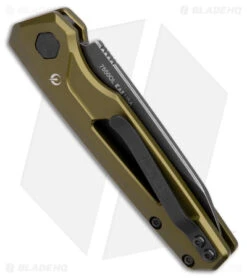 Kershaw Launch 11 Automatic Knife OD Green Aluminum (2.75" Blackwash) 7550OL -Kershaw Kershaw Launch 11 Auto OD Green Aluminum Blackwash BHQ 178231 jr side