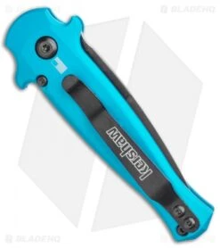 Kershaw Launch 12 Mini Stiletto Automatic Knife Teal (2.5" Black) -Kershaw Kershaw Launch 12 Mini Stiletto Automatic Knife Teal 2.5 Black KER7125TEALBLK BHQ 116323 LS Side