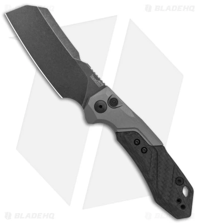 Kershaw Launch 14 Automatic Knife Cleaver Gray Al (3.4" Black SW) 7850 1 Kershaw Launch 14 Automatic Knife Cleaver Gray Al (3.4" Black SW) 7850