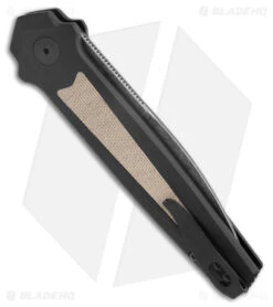 Kershaw Launch 15 MagnaCut Automatic Knife Aluminum/Micarta (3.8" Black SW) 7950 -Kershaw Kershaw Launch 15 Knife Black Micarta BW BHQ 178514 jr side